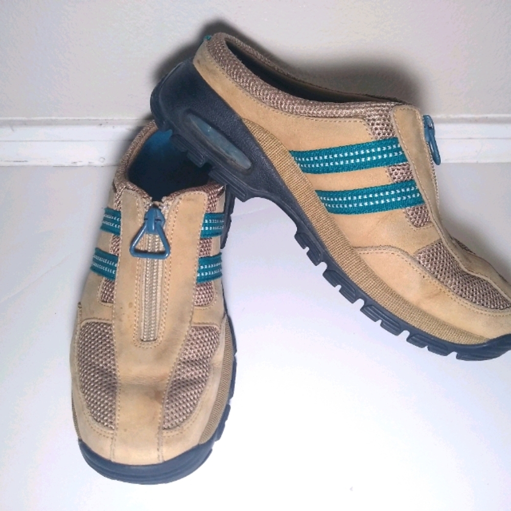 Cole Haan Womens Waterproof Shoes Size 6B Tan/Blue